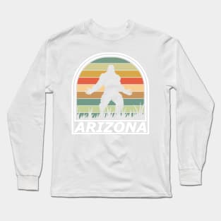Bigfoot Sasquatch Arizona Sunset Yeti Long Sleeve T-Shirt